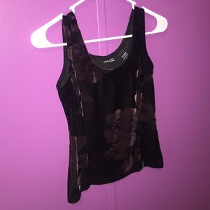 Slightly Cropped Velvet Tank